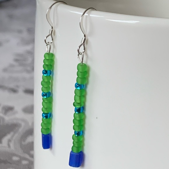 Seattle Seahawk’s Earrings - Picture 1 of 3